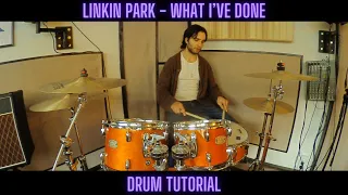 Linkin Park - What I've Done - Drum Tutorial [DEUTSCH] + Cover