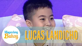 Lucas' first kiss | Magandang Buhay