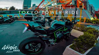 Tokyo Tower Ride by Ninja H2  Episode 25/東京 東京タワー　japan Kawasaki Ninja H2【4K】