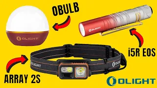 OLIGHT Obulb MC - i5R EOS Flashlight - Array 2S Headlamp || Unboxing, Review and Test!