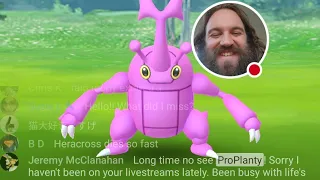 Mega Heracross Raid Day - Shiny Hunt - [LIVE] - Pokemon GO