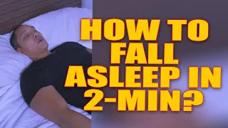 How to Fall Asleep in 2 Minutes (Military Technique)