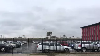 Ed Force One landing at O'hare