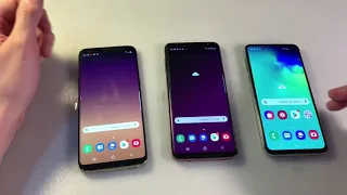 Samsung Galaxy S10e vs Galaxy S9 vs Galaxy S8