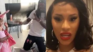 Offset buys his daughter a Birkin bag & Cardi responds after haters criticize him for it