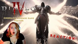 Diablo IV Official Cinematic Release Date Trailer | Reaction | Diablo 4