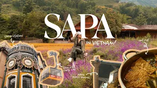 SAPA VIETNAM VLOG 🇻🇳 | How to Get to Sapa from Hanoi + ⛰️ Mt. Fansipan + 🍜 Vietnamese Food