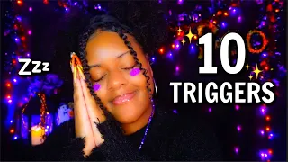 ASMR | 10 Triggers To Help You Sleep & Relax ~