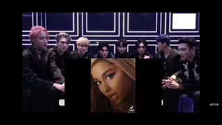 ateez reaction to Ariana grande TikTok edits