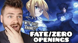 First Time Reacting to "FATE/ZERO Openings (1-2)" | Non Anime Fan!