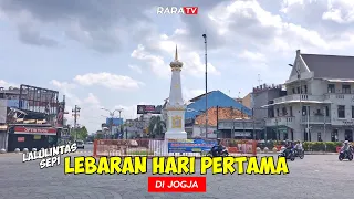 Lengang, Situasi Kota Yogyakarta di Hari Pertama Lebaran