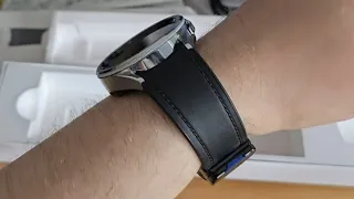 Samsung Galaxy Watch 6 Classic 43mm - Bespoke Silber / Schwarz unboxing erster Eindruck