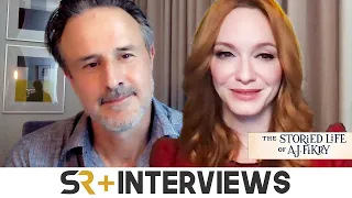 David Arquette & Christina Hendricks Interview: The Storied Life Of A.J. Fikry