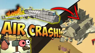 AIR CRASH CHICKEN GUN! АВИАКАТАСТРОФА В ЧИКЕН ГАН!