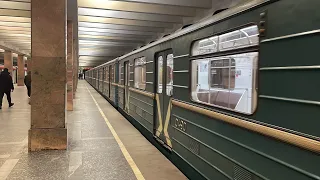 Поездка на 81-717/714 по Калужско-Рижской линии(6) от «Новоясеневская» до «Тургеневская»