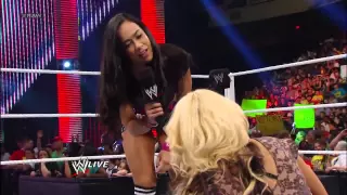 AJ Lee's Promo on Kaitlyn - WWE Raw - 6/10/2013