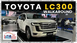 Toyota Land Cruiser 300 Detailed Exterior, Interior Walkaround Review | Auto Expo 2023 | Price