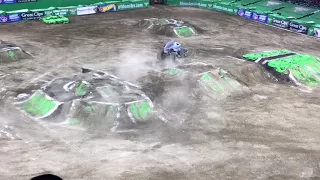 Monster Jam 2018 Megalodon Crash Freestyle Event