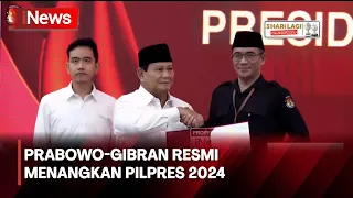 Prabowo-Gibran Resmi Ditetapkan Jadi Presiden dan Wapres Terpilih | FULL iNews Room 24/04