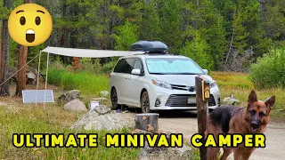 Minivan Camper Tour - After 73,000 Miles and Final Upgrade