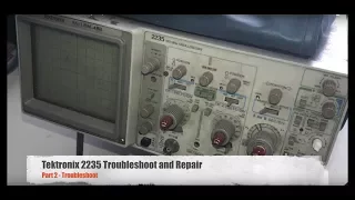 Tektronix AN/USM-488 2235 Oscilloscope repair and calibration 2 of 7