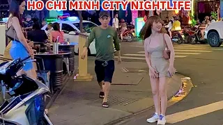 Ho Chi Minh City Nightlife 2022 | Vibrant Street Walking Tour in Vietnam at Night | PT Walking Tours