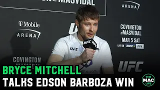 Bryce Mitchell reacts to Edson Barboza victory; Would love a title shot