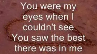 Because You Loved Me -LYRICS