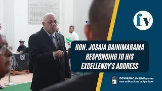 Hon. Josaia Bainimarama responding to his Excellency's address | 13/02/23