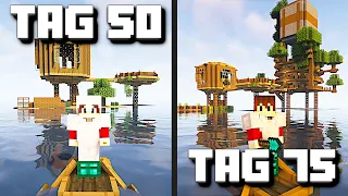 Ich verbringe 75 Tage auf einem Floß in Minecraft | LarsLP