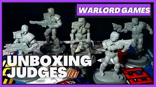 Warlord Games Unboxing - Street Judges - 2000 AD - Judge Dredd