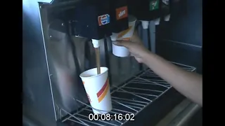 Inside a Burger King restaurant in 1988