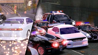 Final Pursuit with Toyota Mark II | JDM Legend vs 10 000 Bugatti Veyron Federals | NFS MOST WANTED