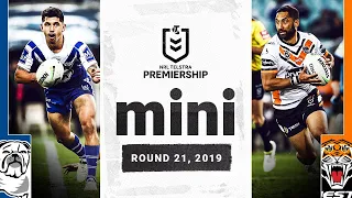 The Marshall brothers face off | Bulldogs v Wests Tigers Match Mini | Round 21, 2019 | NRL