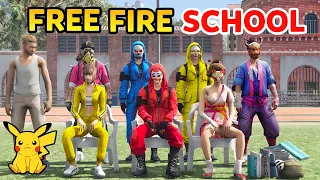 School Life Of  Adam | Gta x Freefire | Gta 5 In Telugu