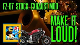 FZ-07 (MT-07) Loud Stock Exhaust Mod & Engine Break-In Tips