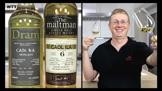 Caol Ila 2x - Maltman 6 Jahre 56,2 % Vol. vs. C&S Dram 8 Jahre 61,3 % Vol.