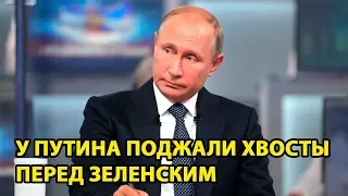 У Путина поджали хвосты перед Зеленским