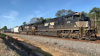 NS 65H Ethanol Empties coming out of Blythwood, SC w/ horn salute