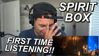 BRUH...WILD ENDING!! | SPIRIT BOX "BLESSED BE" FIRST REACTION