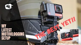 My latest and BEST EVER Motovlogging Setup | Goodbye GoPro, hello Insta 360 One RS!!!! Full setup.