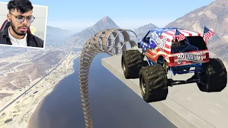 Monster Truck Race 000.654% People Sleep While Playing This in GTA 5!