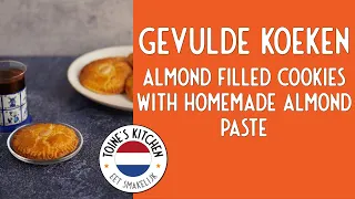 How To Make Gevulde Koeken: Almond Filled Cookies with Homemade Almond Paste