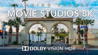 Driving Los Angeles Movie Studios Part II 8K Dolby Vision - Youtube Studios to Disney Studios.