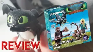 Hiccup & Astrid with Baby Dragon | Playmobil Figure Review
