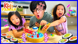 Sushi Scramble Board Game Kids vs Adult!