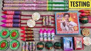 Different Types Of Fireworks Testing | New And Unique Crackers Testing | Diwali Crackers | Patakhe