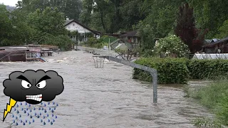 Jahrhundert Hochwasser, Tornado und Blitzflut in Bayern, 1. Juni 2024