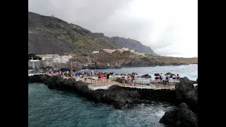 The natural pools El Caleton, Garachico, Tenerife Spain