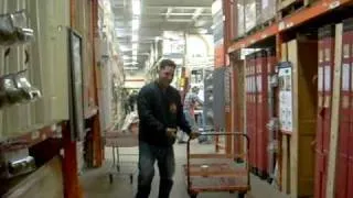 A horrible  crash at home depot!!!